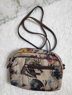 Multi Sac Floral Print Leather Look Mini Bag